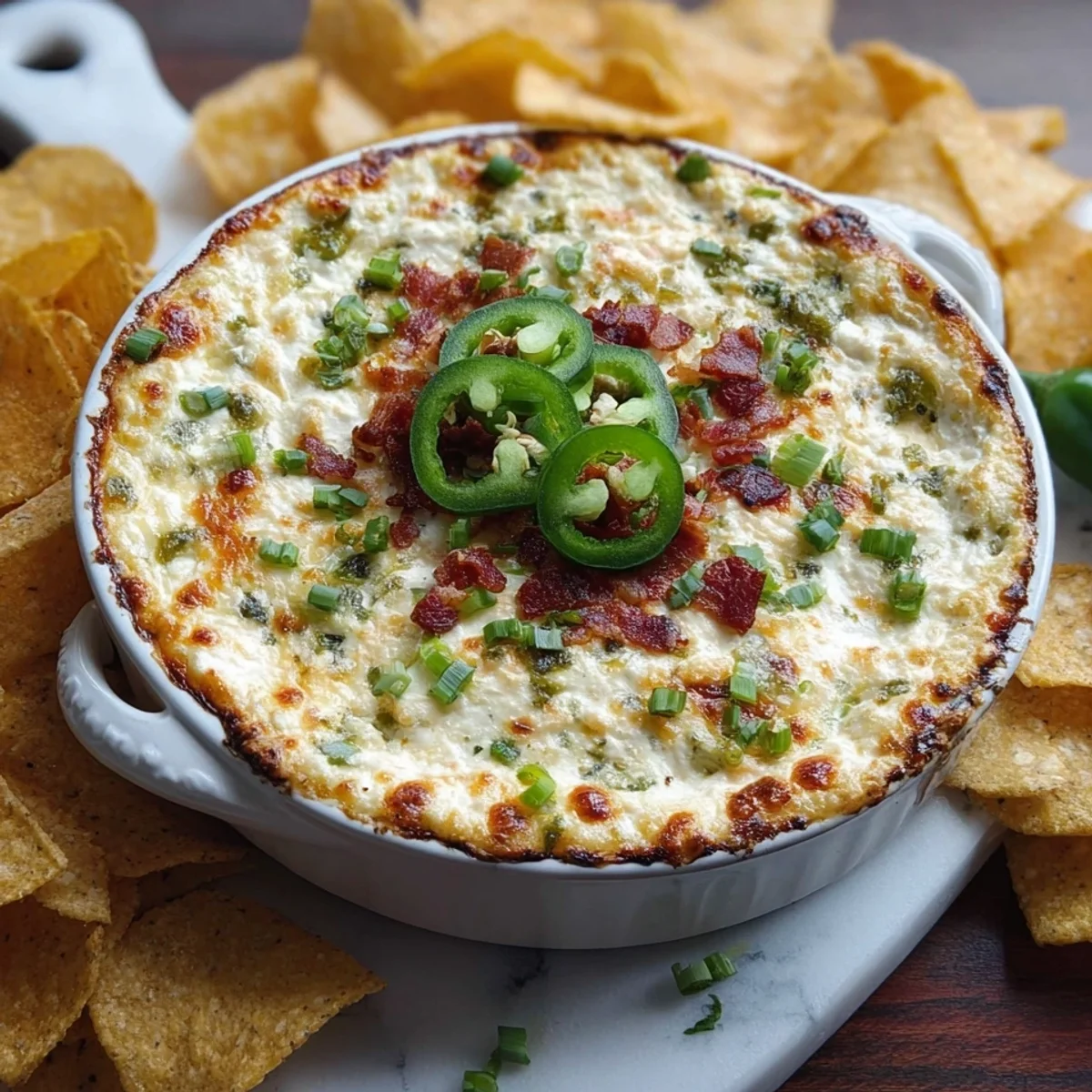 Healthy Cottage Cheese Jalapeño Popper Dip