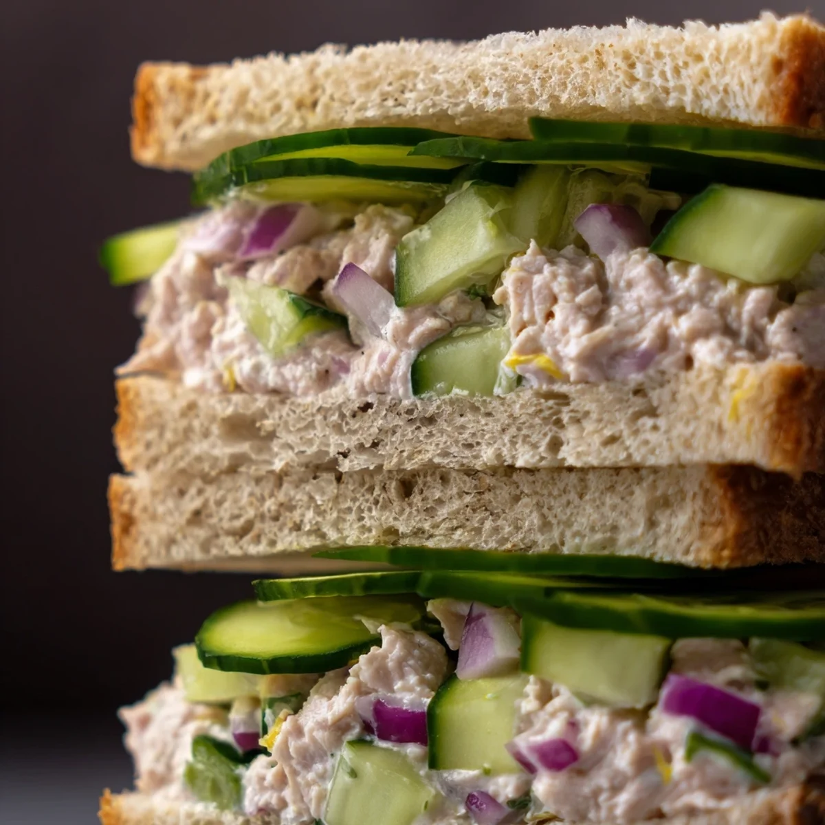 Healthy Cucumber Tuna Sandwich: Quick, Zesty Lunch