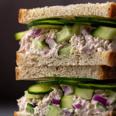 Healthy Cucumber Tuna Sandwich: Quick, Zesty Lunch