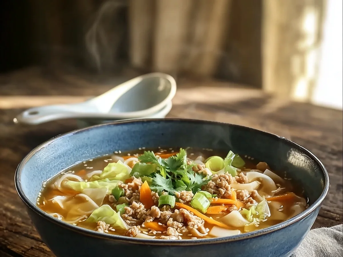 Hearty Asian Egg Roll Soup: Flavorful Bowl of Comfort - Featured Image