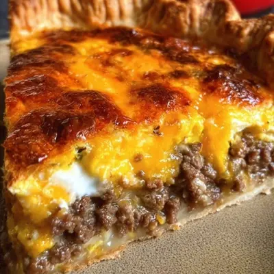 Hearty Cheeseburger Pie for Easy Dinner