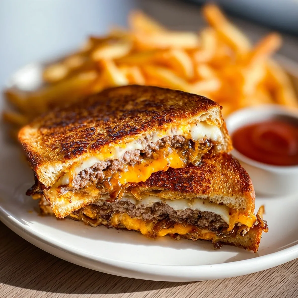 Hearty Classic Patty Melt Sandwich: Diner Style