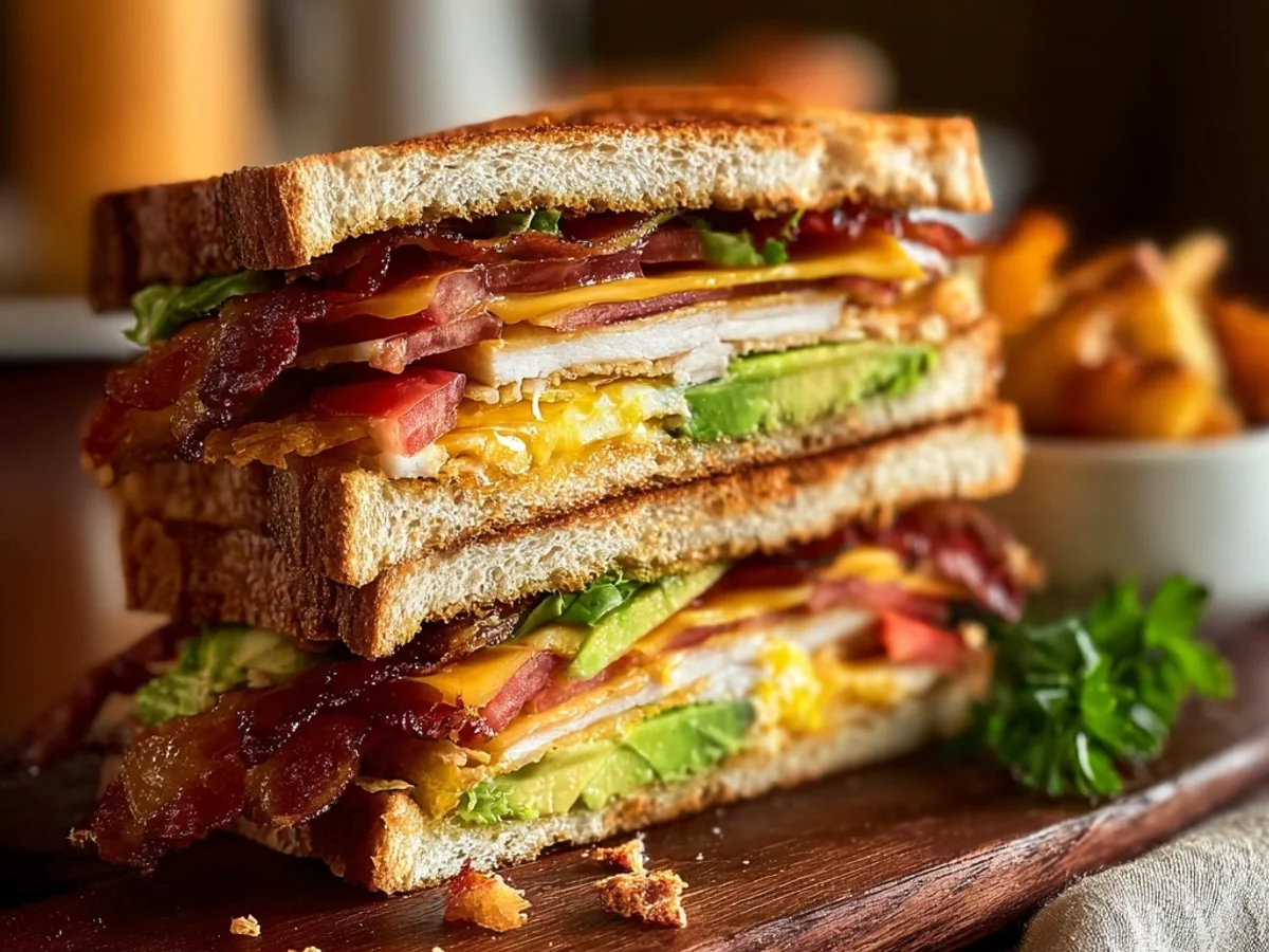 Hearty Cowboy Club: A Stacked Sandwich Adventure - Featured Image