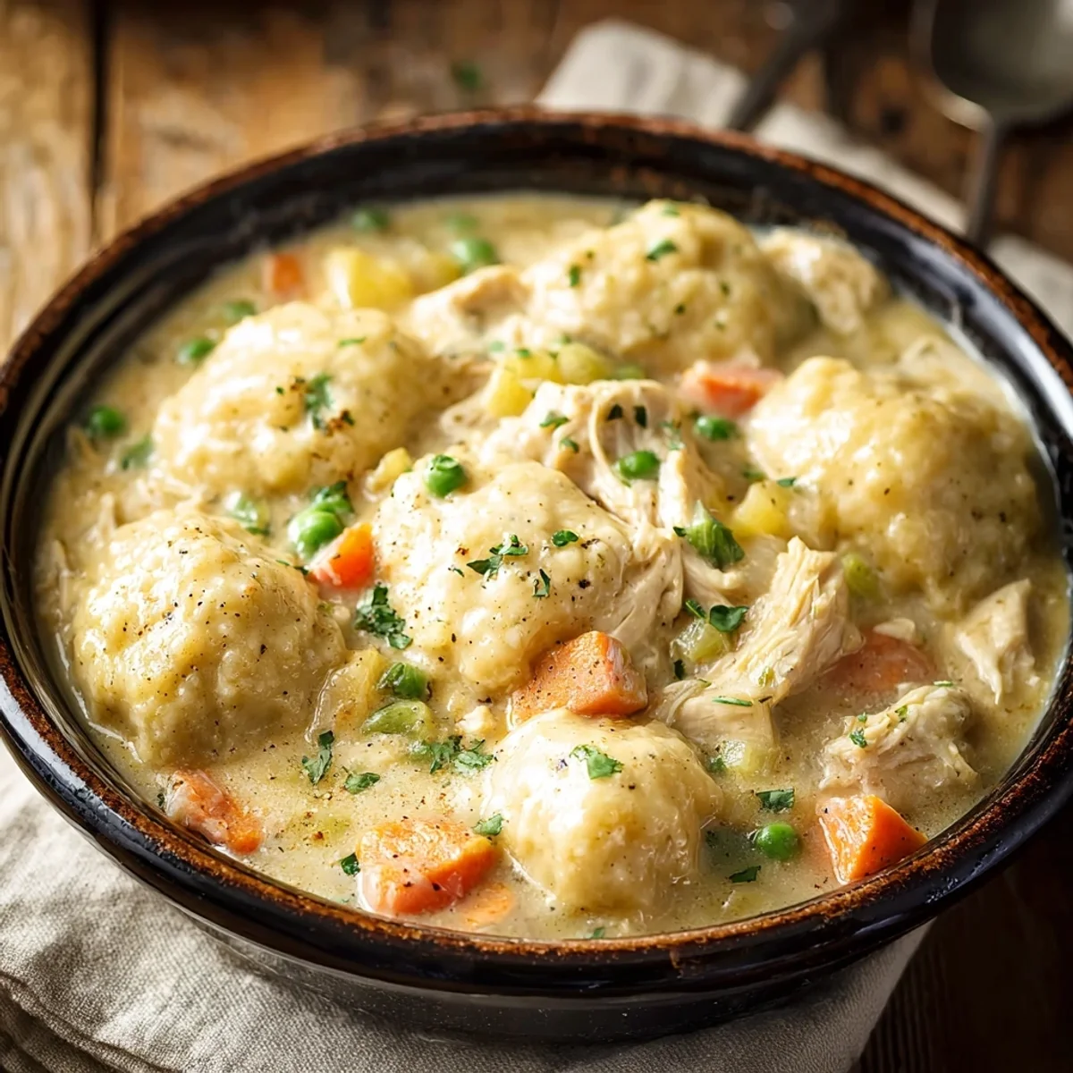 Hearty Crockpot Chicken and Dumplings: Slow Cooker Comfort