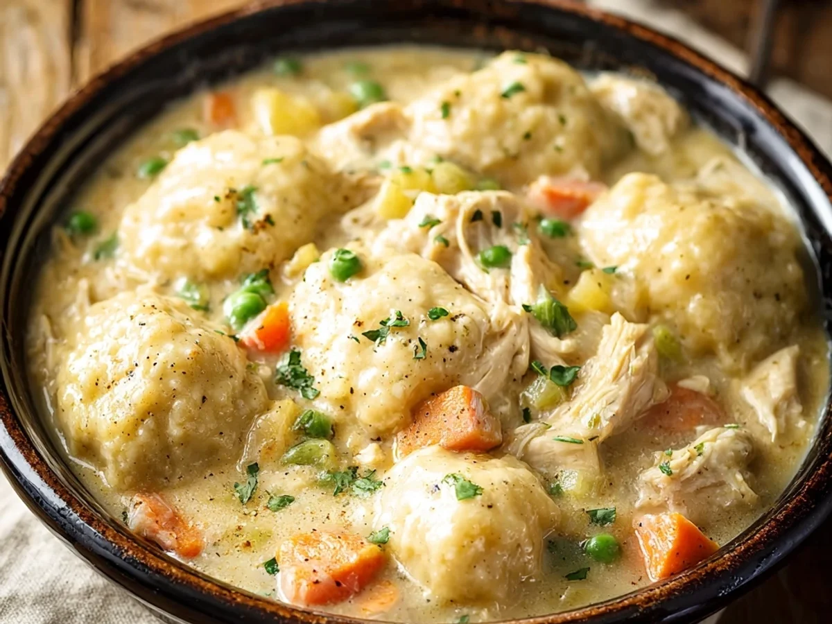 Hearty Crockpot Chicken and Dumplings: Slow Cooker Comfort - Featured Image