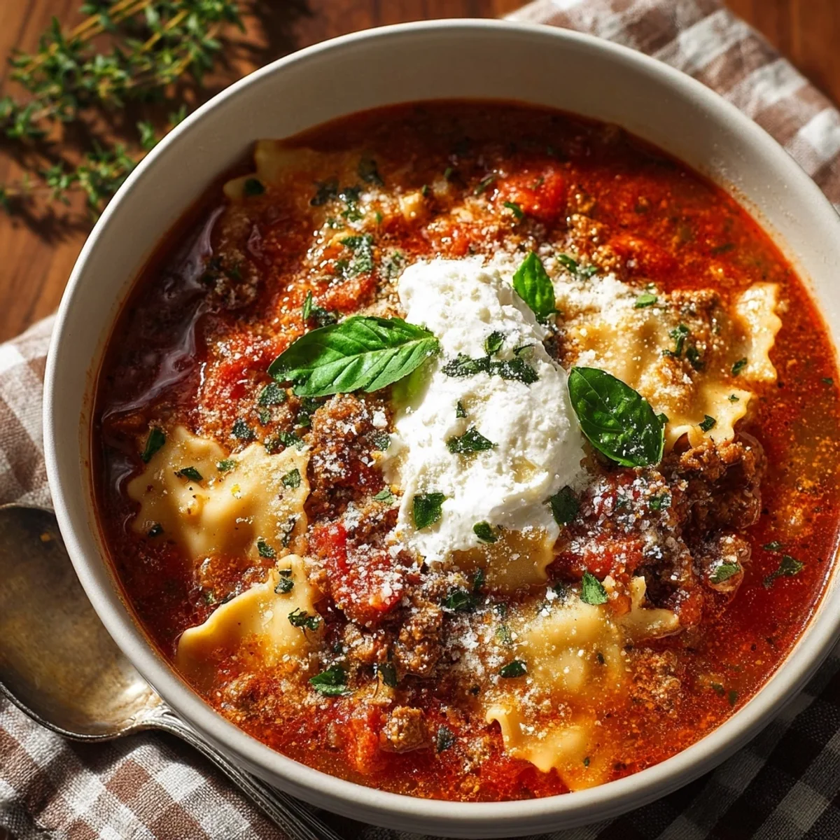 Hearty Crockpot Lasagna Soup: Weeknight Wonder