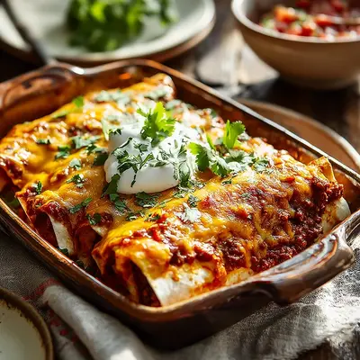 Hearty Ground Beef Enchiladas: Simple Weeknight Meal