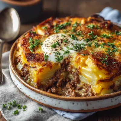 Hearty Ground Beef Potatoes Casserole for Comfort