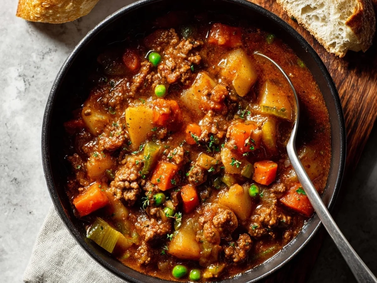 Hearty Hamburger Stew: My Mom's Simple Dinner Fix - Featured Image