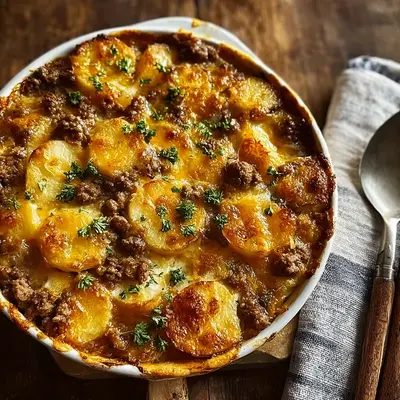 Hearty Hobo Casserole Ground Beef Bake for Family
