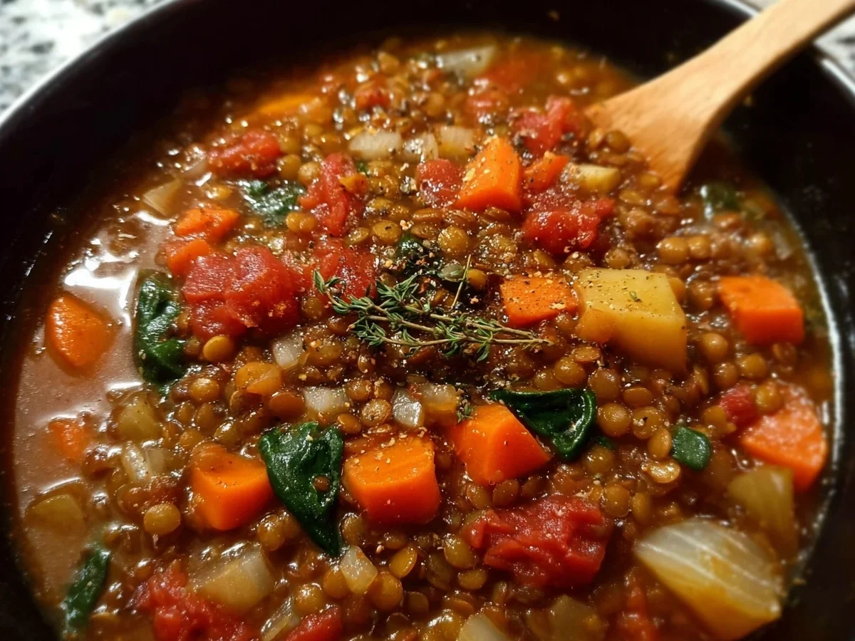 Hearty Lentil Stew: Protein-Packed Vegetarian Dinner - Featured Image