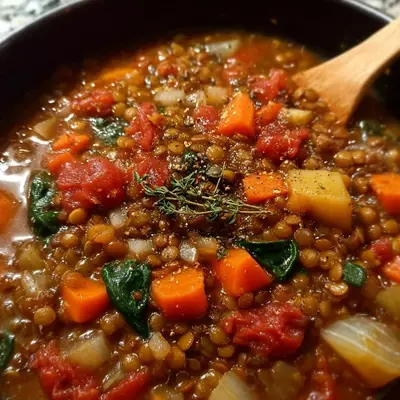 Hearty Lentil Stew: Protein-Packed Vegetarian Dinner
