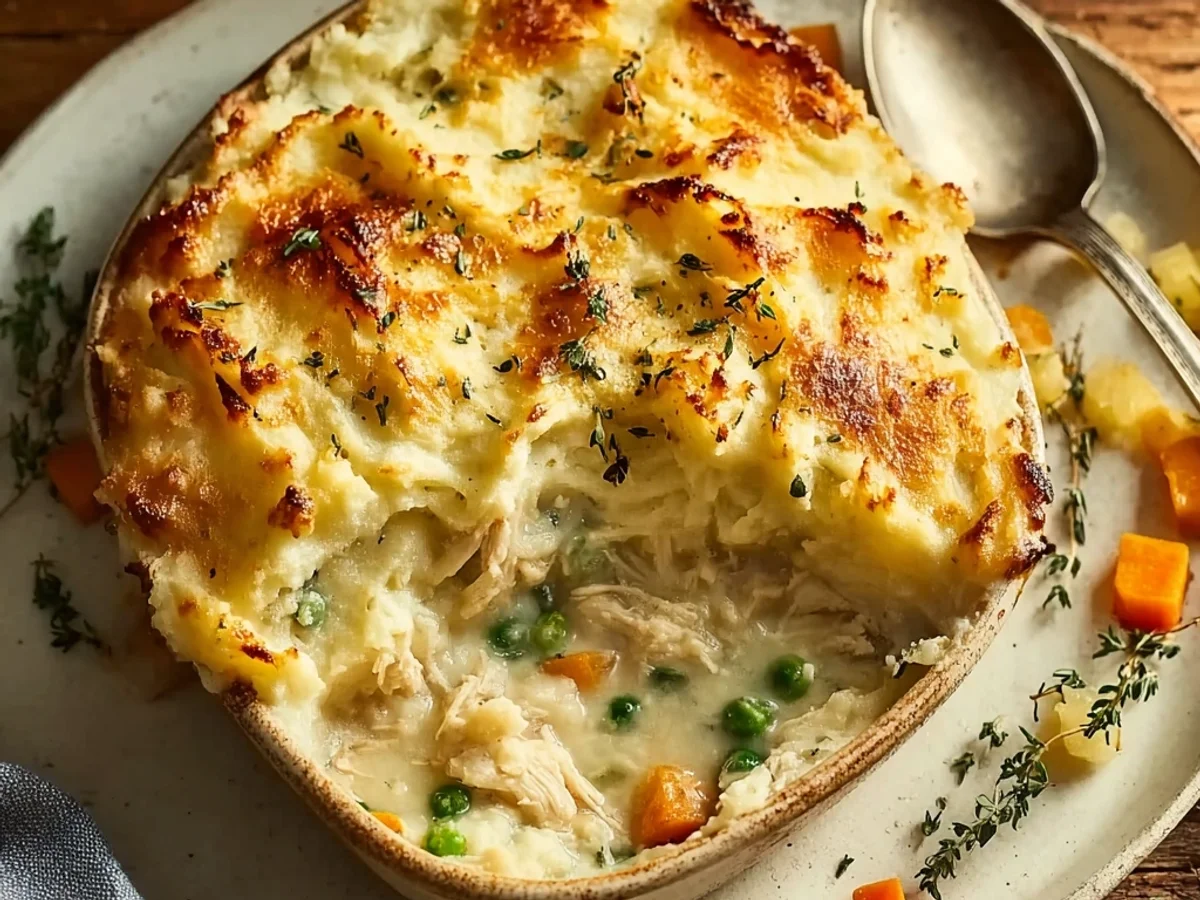 Hearty Rotisserie Chicken Shepherds Pie: A Weeknight Hug - Featured Image