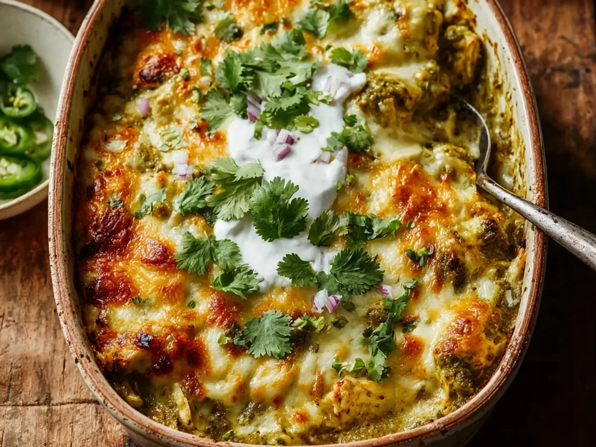 Hearty Salsa Verde Chicken Casserole: A Weeknight Favorite - Featured Image