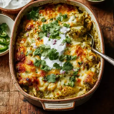 Hearty Salsa Verde Chicken Casserole: A Weeknight Favorite