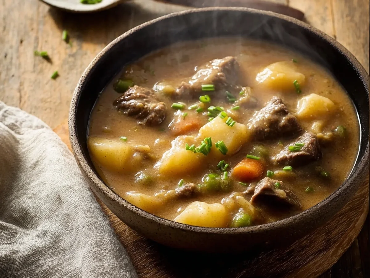 Hearty Steak and Potato Soup Recipe: A Rustic Comfort Bowl - Featured Image