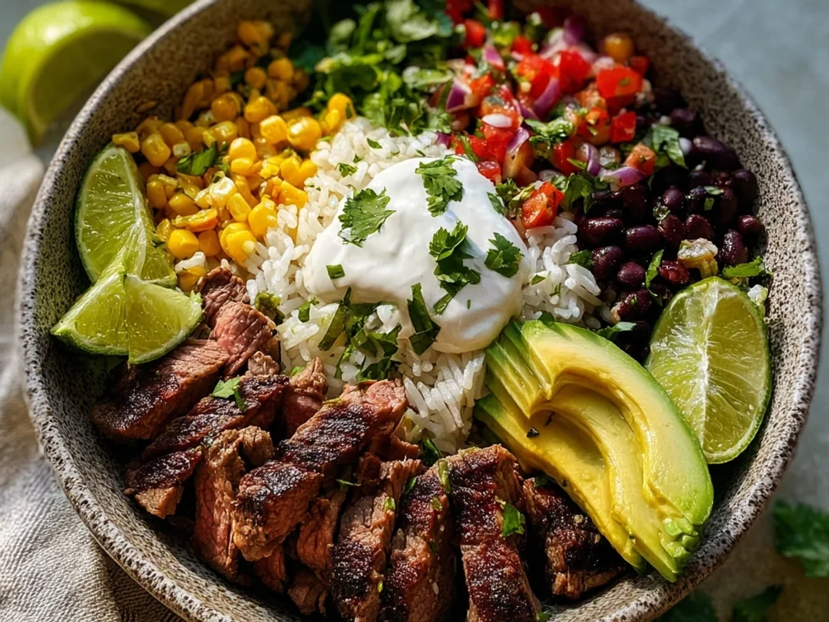 Hearty Steak Burrito Bowl: A Weeknight Favorite - Featured Image