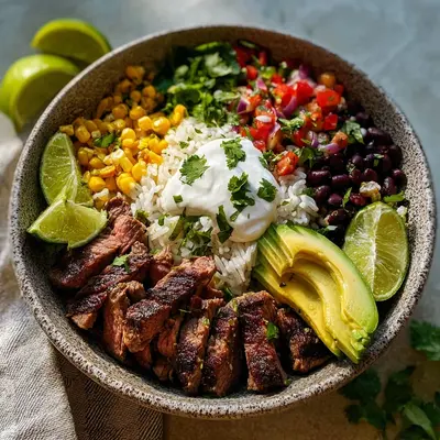 Hearty Steak Burrito Bowl: A Weeknight Favorite