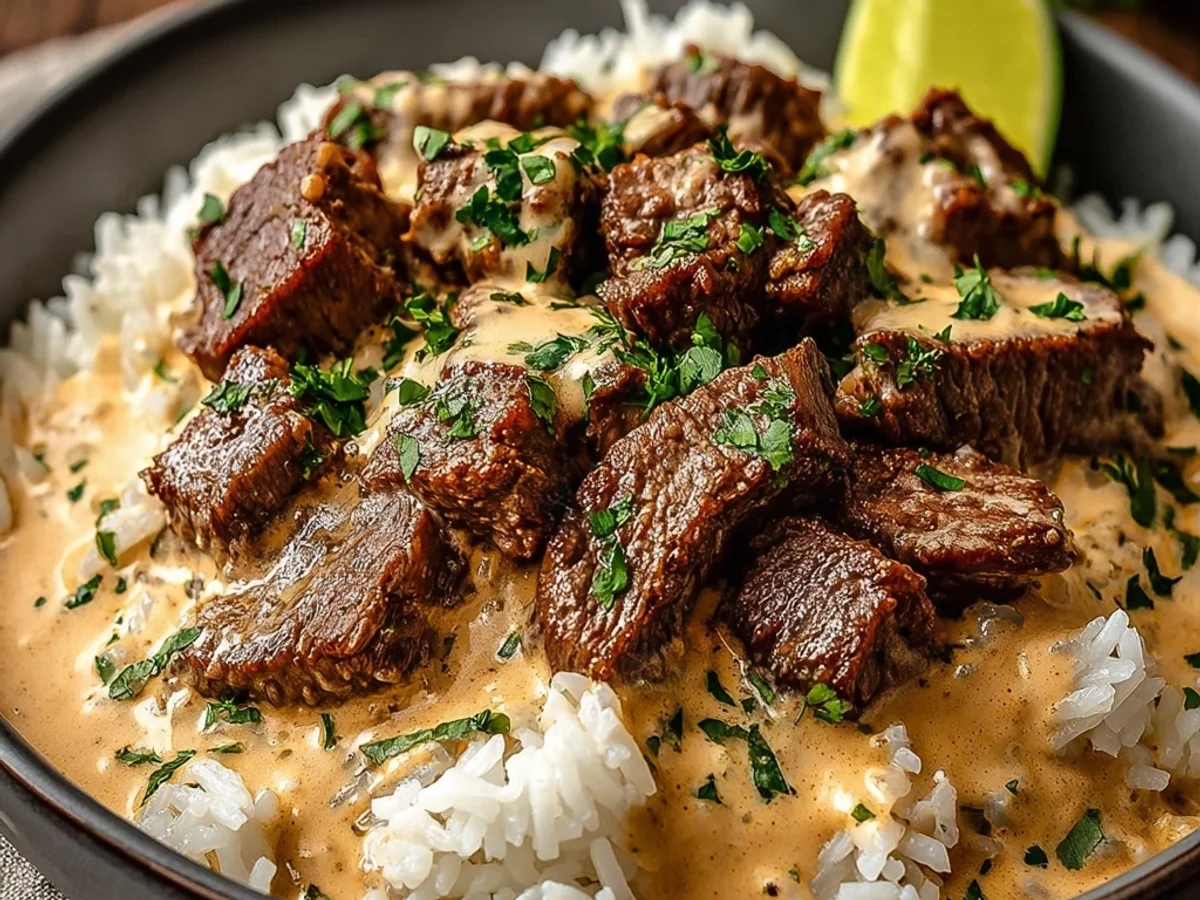 Hearty Steak Queso Rice: A Comforting Skillet Meal - Featured Image