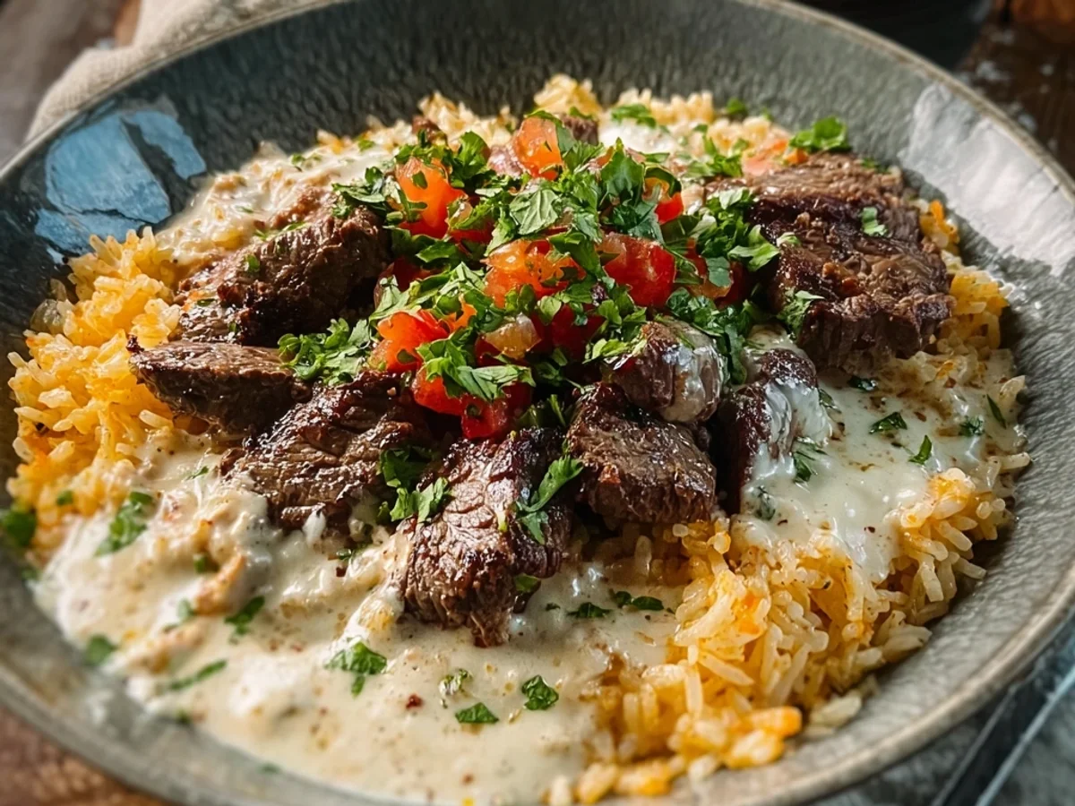 Hearty Steak Queso Rice: Skillet Dinner Bliss - Featured Image