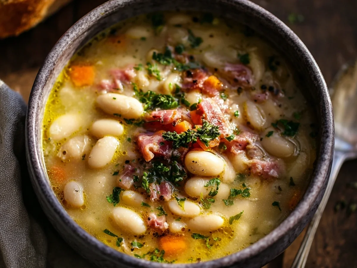 Hearty White Bean Soup with Turkey Ham: A Comfort Bowl - Featured Image