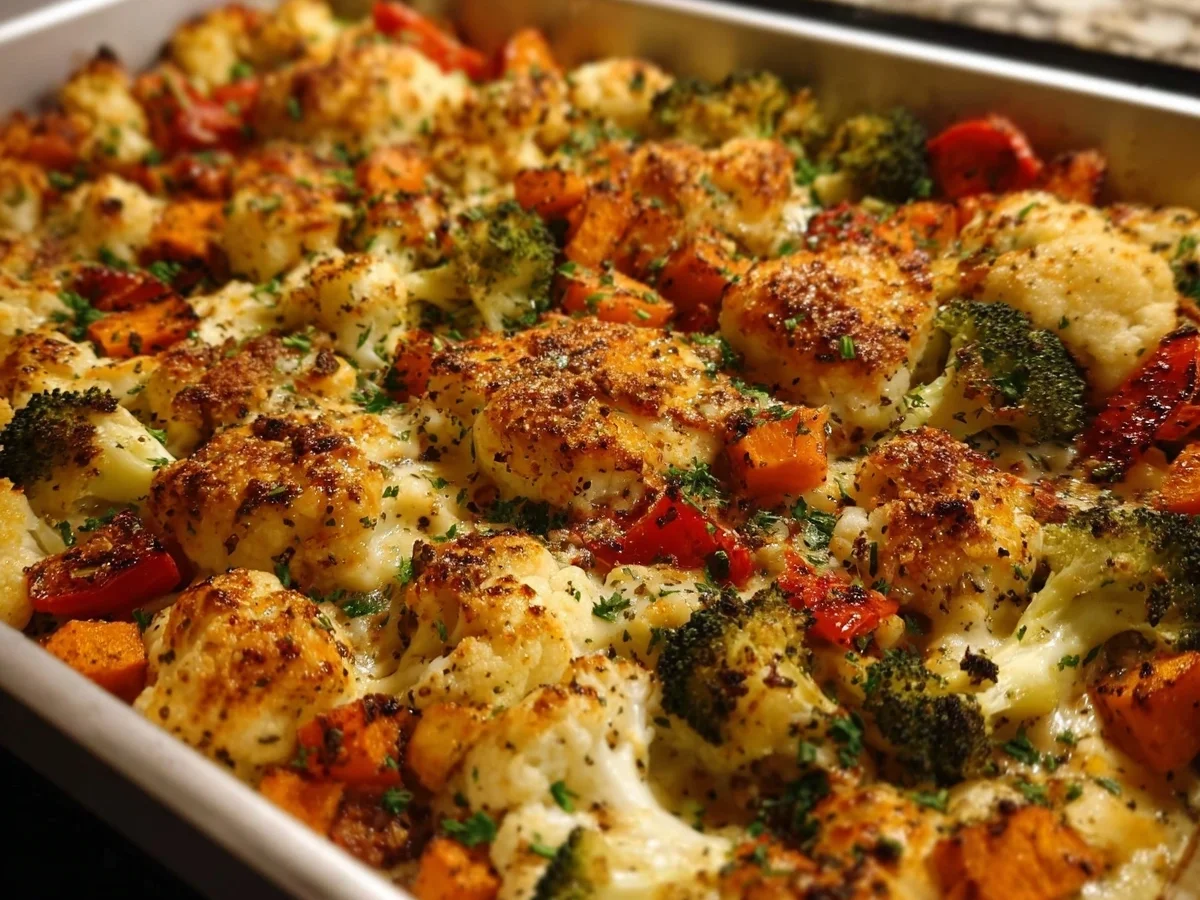 High Protein Chicken Bake for Easy Meal Prep Dinners - Featured Image