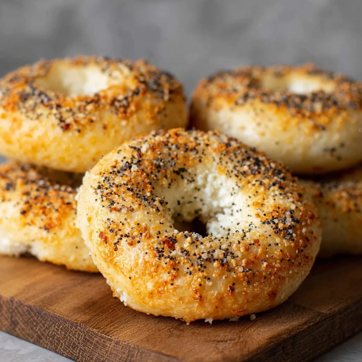 High Protein Cottage Cheese Bagels