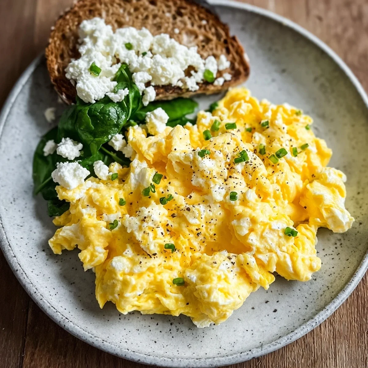 High-Protein Scrambled Eggs & Cottage Cheese
