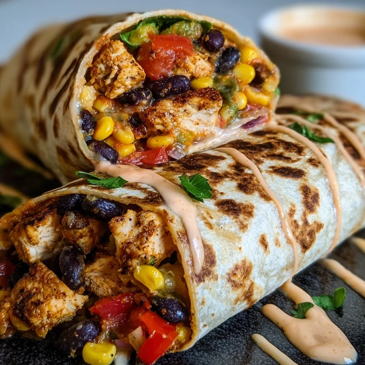 High-Protein Southwest Chicken Wraps in 20 Minutes