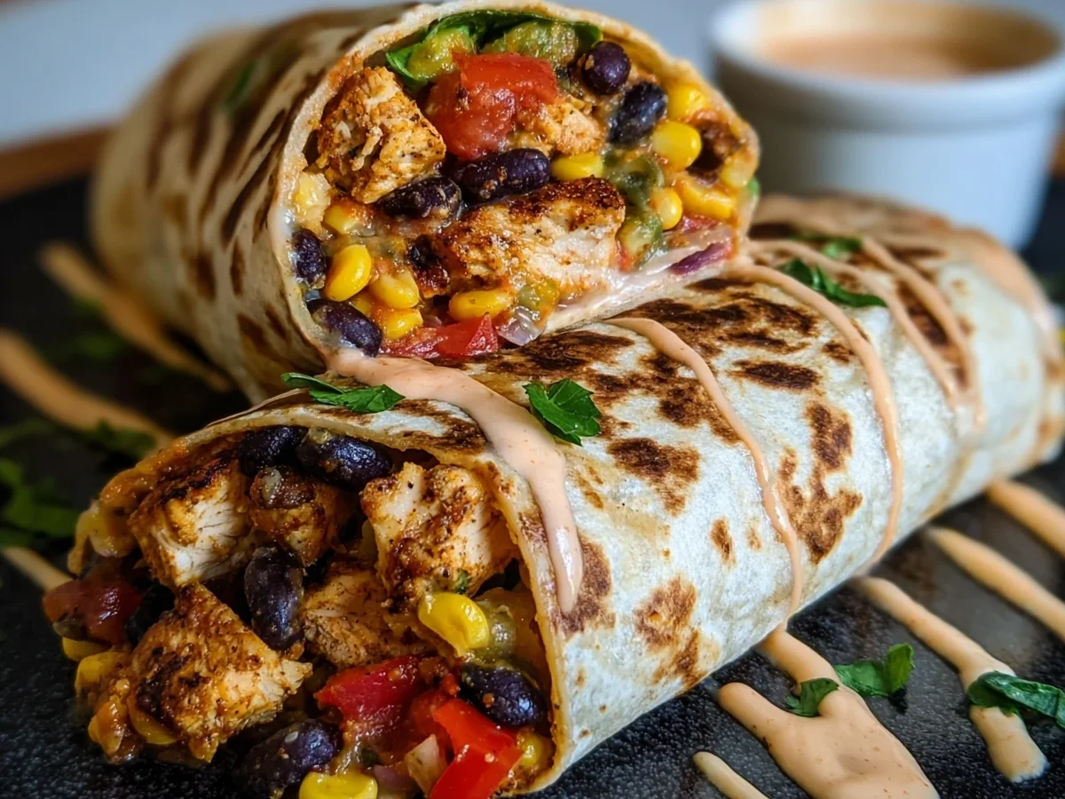 High-Protein Southwest Chicken Wraps in 20 Minutes - Featured Image