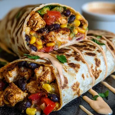 High-Protein Southwest Chicken Wraps in 20 Minutes