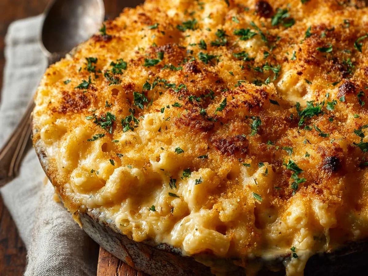 Homestyle Cheesy Creamy Baked Mac and Cheese - Featured Image