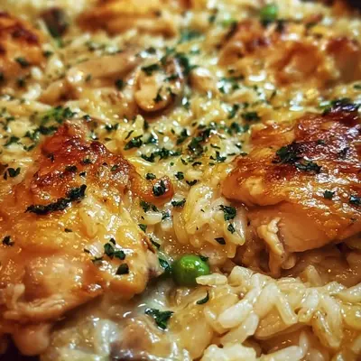 Homestyle Chicken & Rice Bake: Easy Casserole Comfort