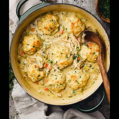 Homestyle Dutch Oven Chicken and Dumplings