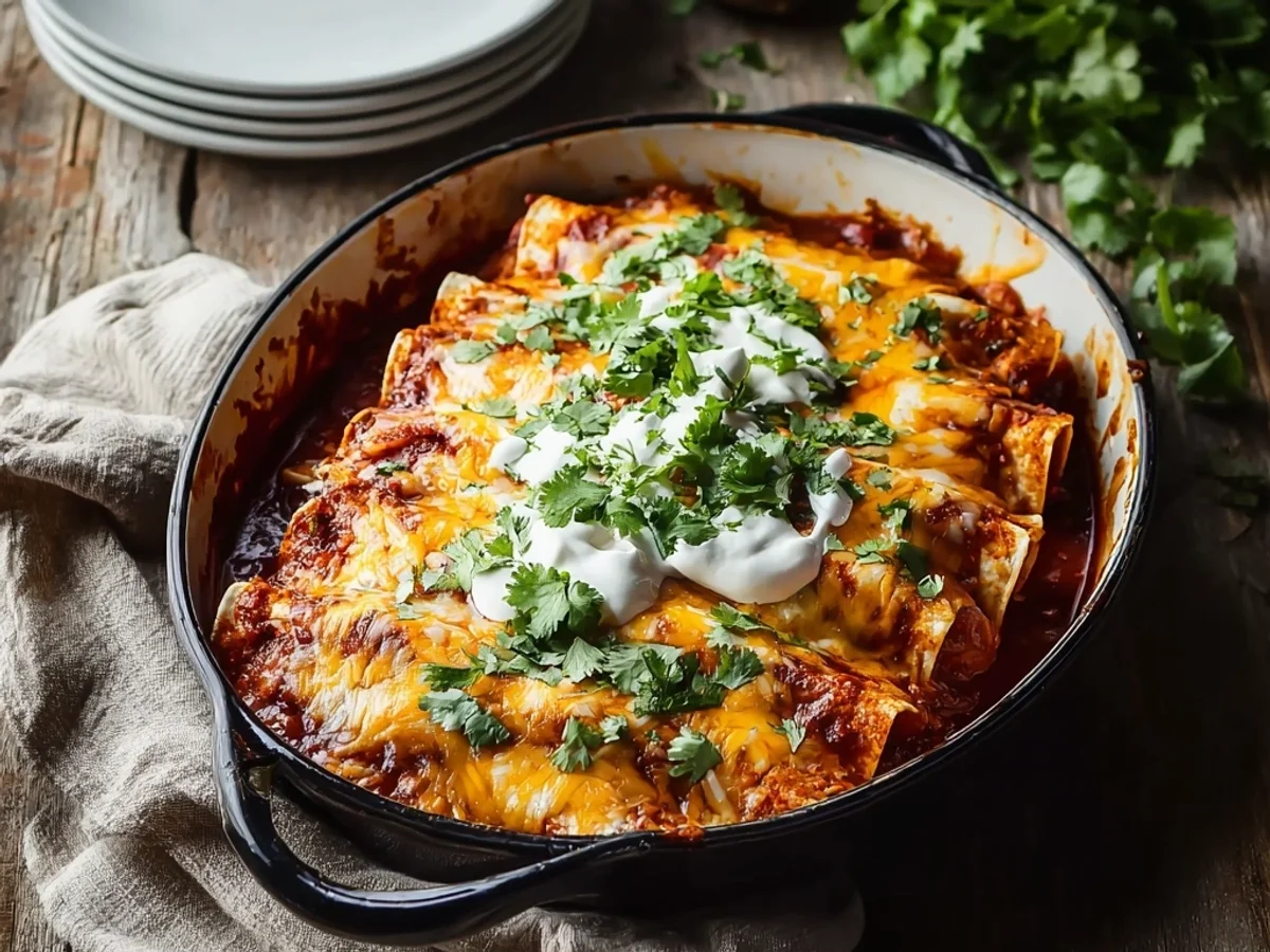 Homestyle Ground Beef Enchiladas: Simple Weeknight Comfort - Featured Image
