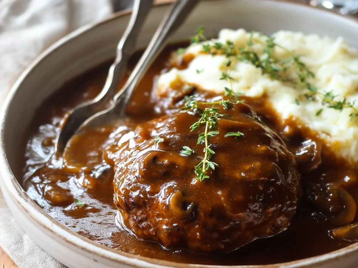 Homestyle Salisbury Steak Recipe: A Nostalgic Dinner - Featured Image