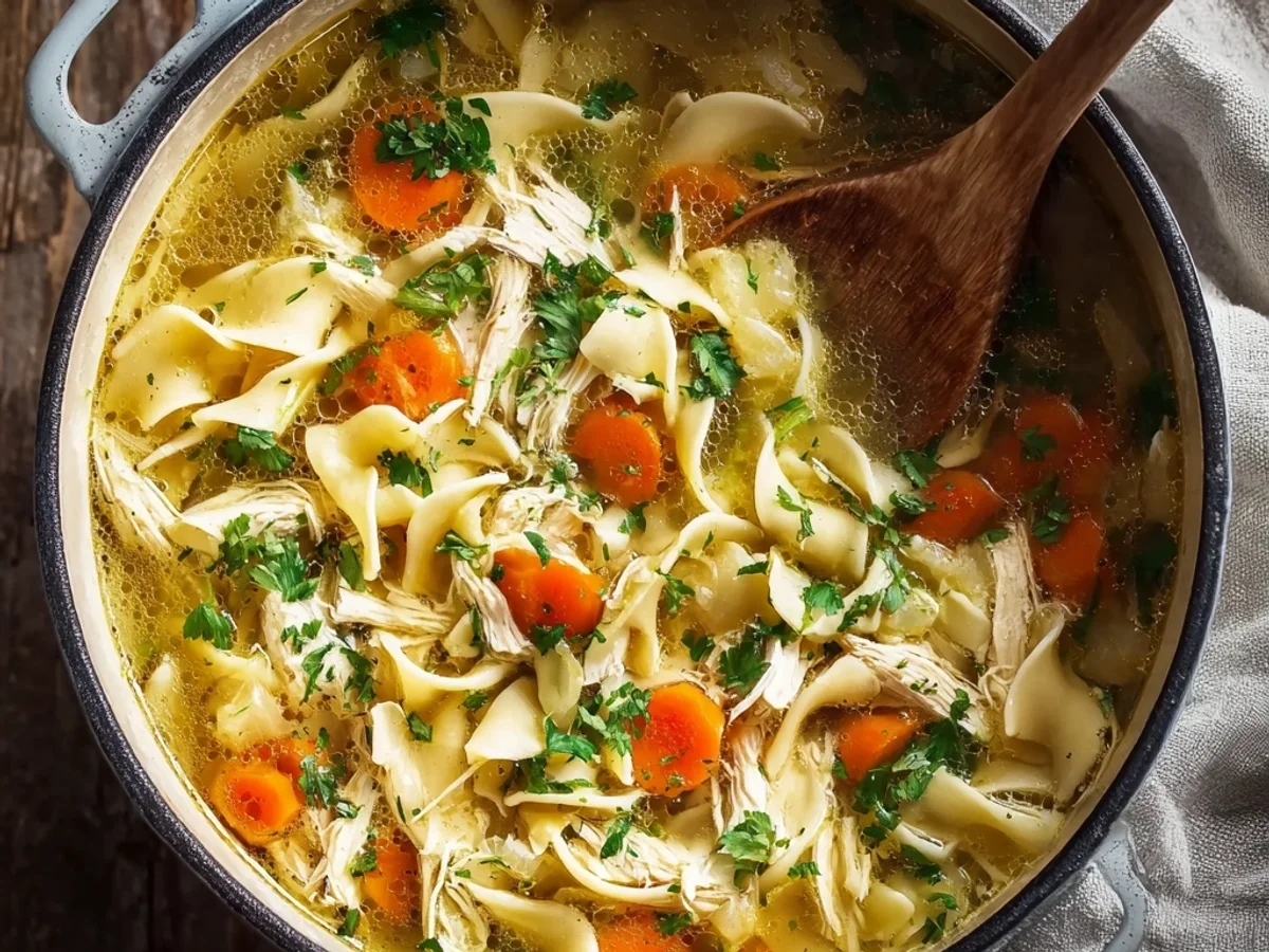 Homestyle Slow Cooker Chicken Noodle Soup for Easy Nights - Featured Image
