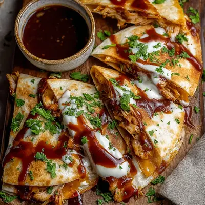 Hot Honey BBQ Chicken Quesadillas Recipe: Sweet & Spicy
