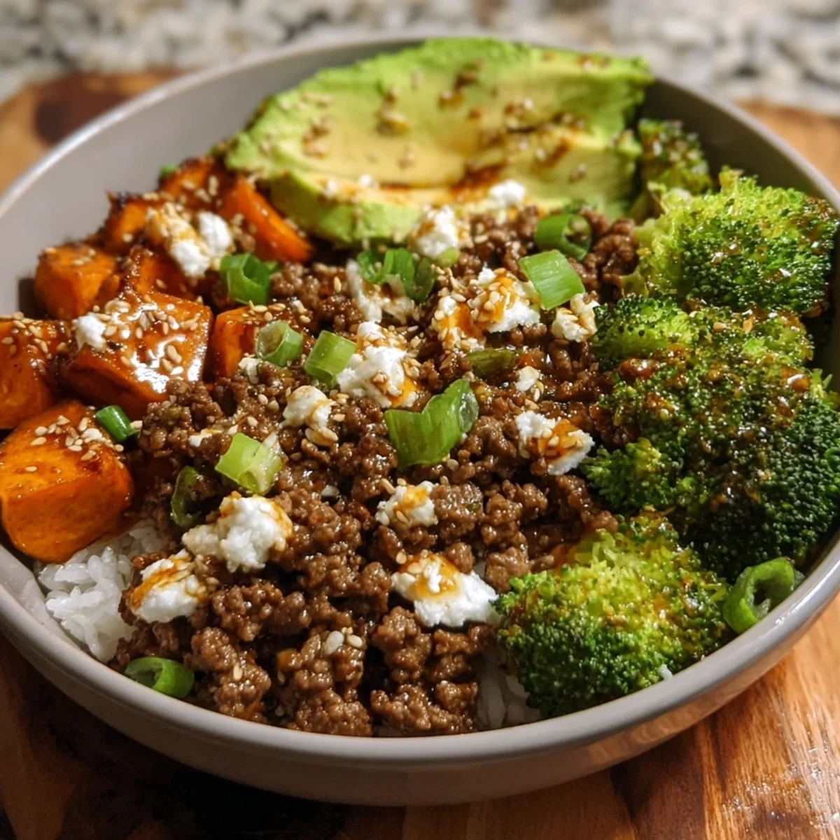 Hot Honey Ground Beef Bowl: Easy Protein Meal Prep