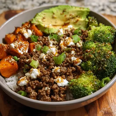 Hot Honey Ground Beef Bowl: Easy Protein Meal Prep