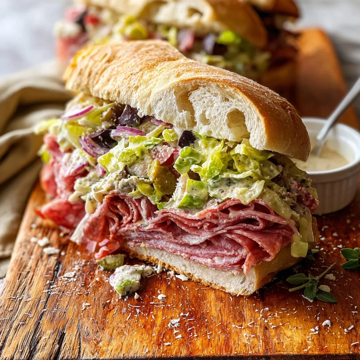 Italian Grinder Salad Sandwich: TikTok's Viral Twist