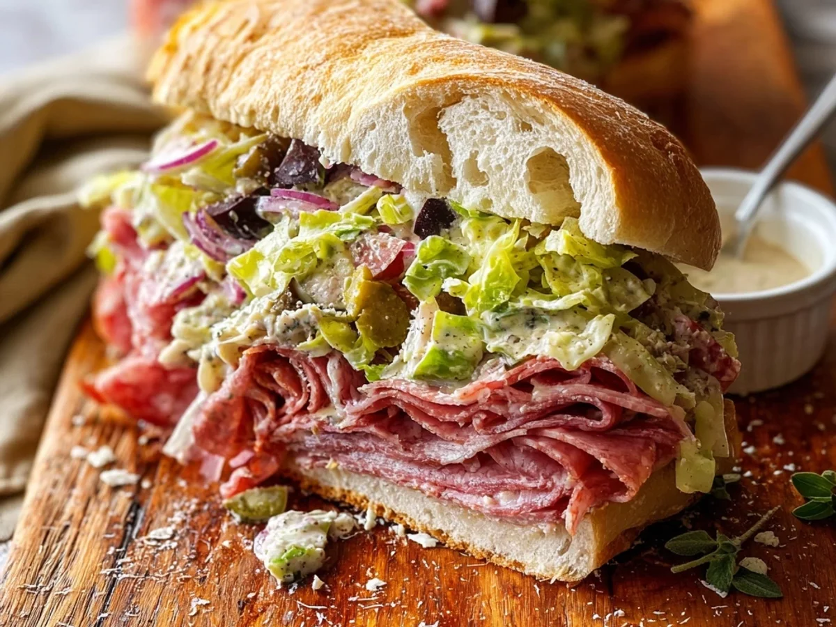 Italian Grinder Salad Sandwich: TikTok's Viral Twist - Featured Image