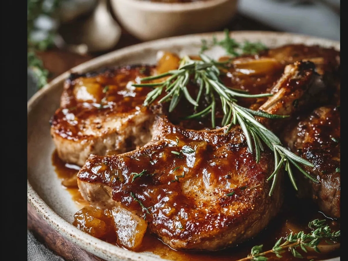Juicy Apple Butter Lamb Chops: Quick Skillet Recipe - Featured Image