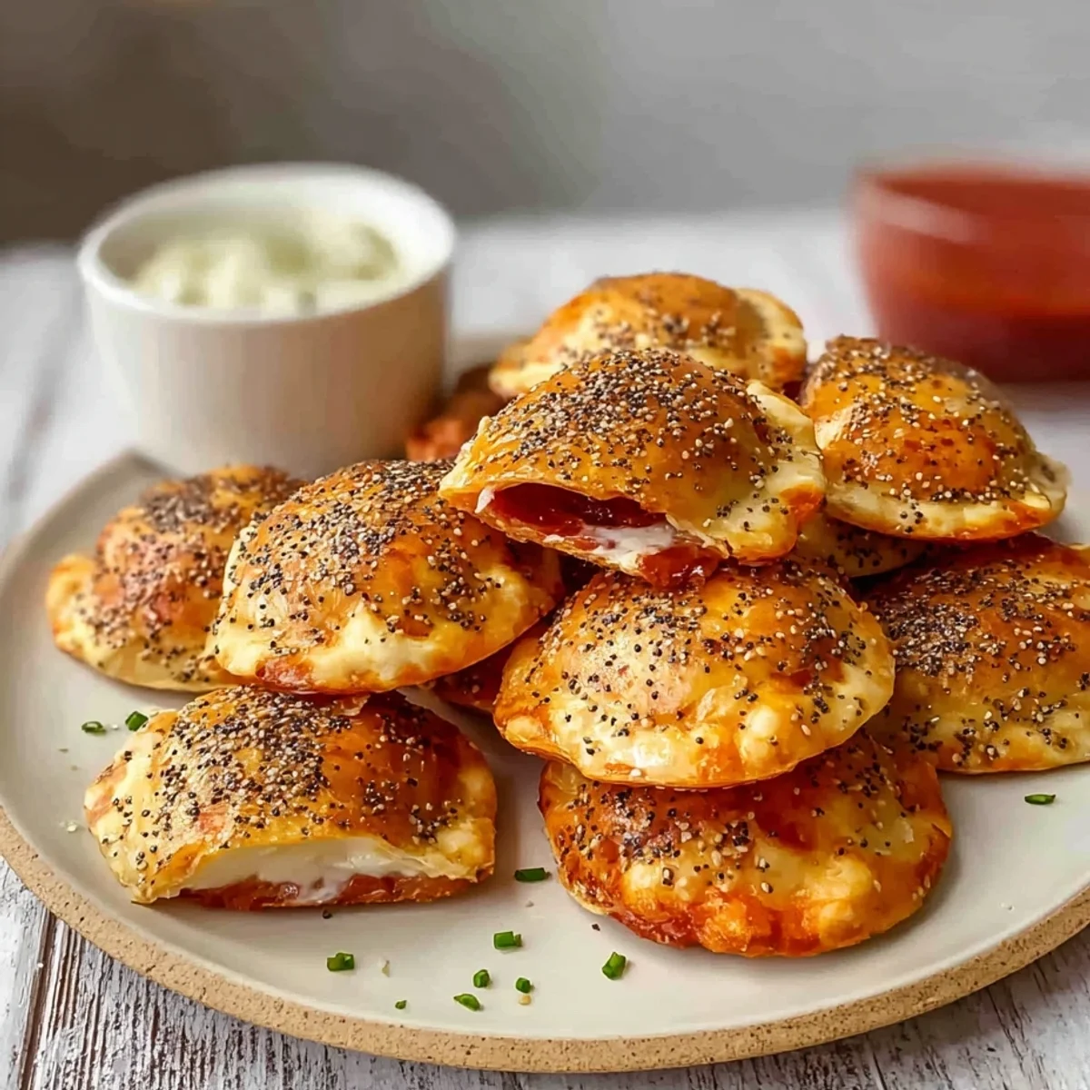 Keto Creamy Crunch Pockets: Savory Bites Recipe