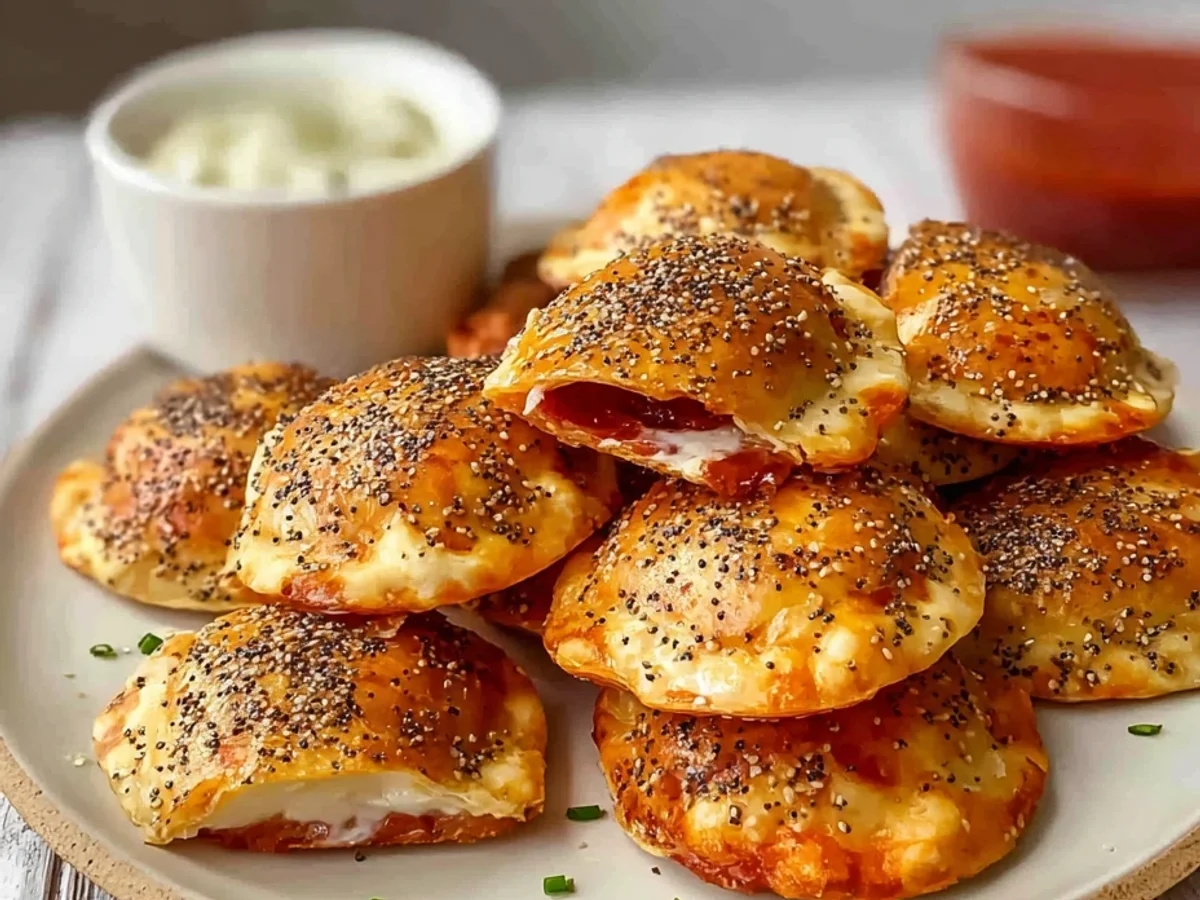 Keto Creamy Crunch Pockets: Savory Bites Recipe - Featured Image