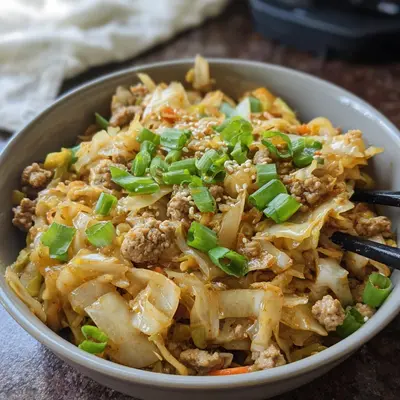 Keto Egg Roll in a Bowl: Quick Asian Dinner Recipe