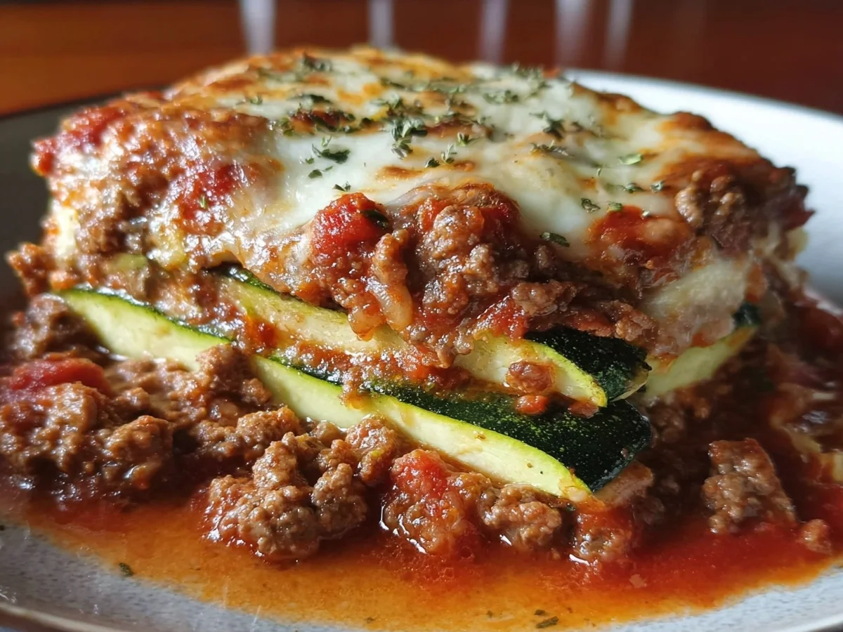 Keto Zucchini Lasagna: Low Carb Main Course - Featured Image