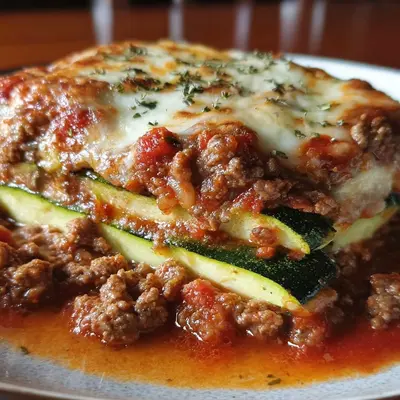 Keto Zucchini Lasagna: Low Carb Main Course