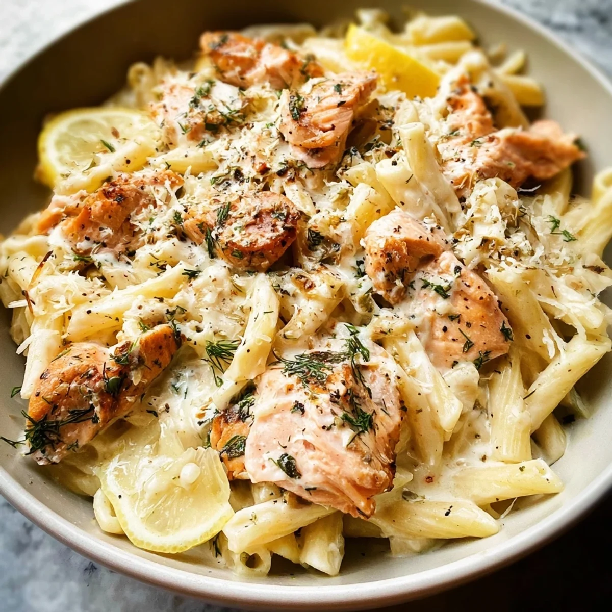 Lemon Dill Salmon Pasta: Fresh & Flavorful Dinner