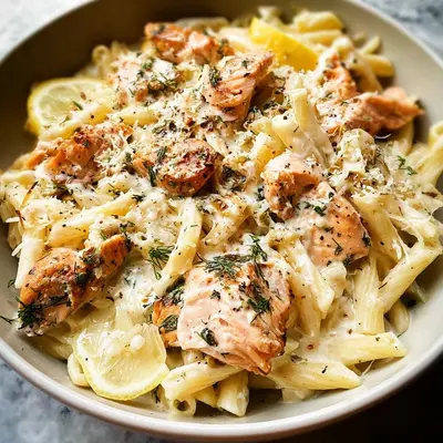 Lemon Dill Salmon Pasta: Fresh & Flavorful Dinner